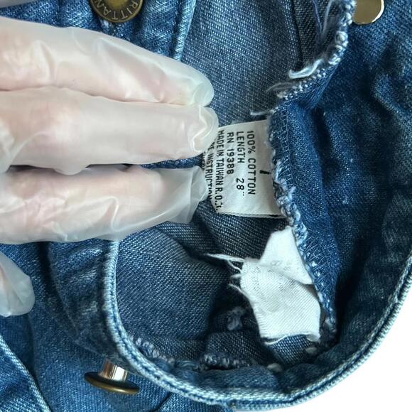 Vintage Brittania Jeans Denim Pants Pleated Size 7 High Waisted 80s - Picture 8 of 8